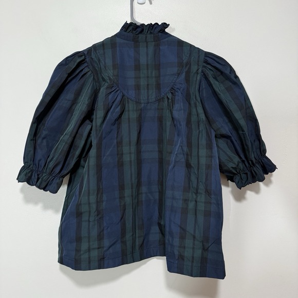Tuckernuck Pomander Place Blackwatch Selena Blouse Size Small - Picture 7 of 9
